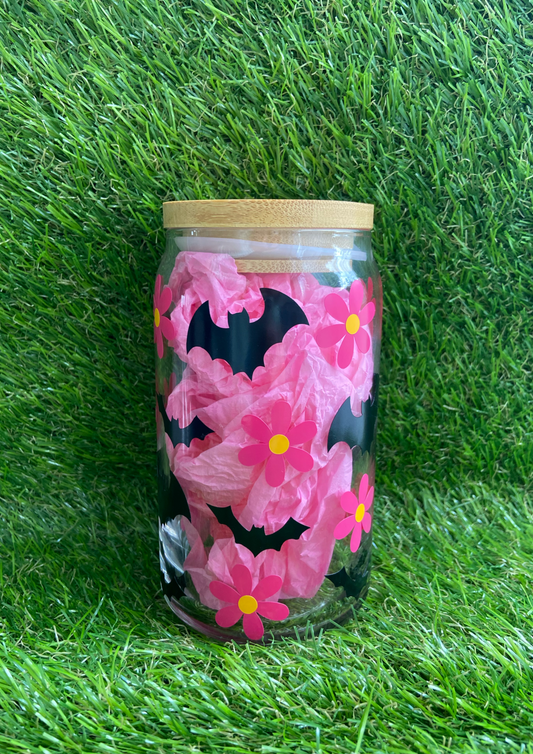 Flower Bat Glass Can-473ml